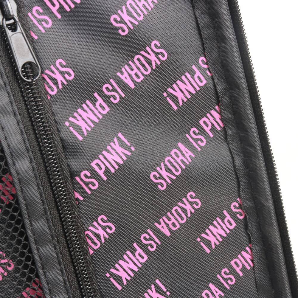 Set valijas SKORA PINK SOFT SIMIL NYLON BLACK Tamaños 18"" 20"" 24"" y 28"" - Imagen 13