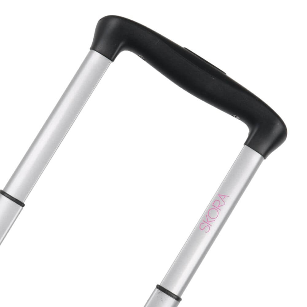 Set valijas SKORA PINK SOFT SIMIL NYLON BLACK Tamaños 18"" 20"" 24"" y 28"" - Imagen 12