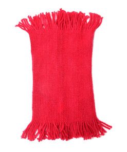 CUELLO INFANTIL FUCSIA CON FLECOS. 18 X 32 CM.