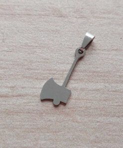 DIJE DE ACERO HACHA. 10 X 25 MM