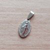 DIJE DE ACERO MEDALLA MILAGROSA 12 X 20 MM
