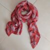 PASHMINA ESCOCESA TERRACOTA. 90 X 180 CM.