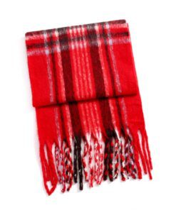 BUFANDON CON FLECOS GRUESOS. 38 X 180 CM