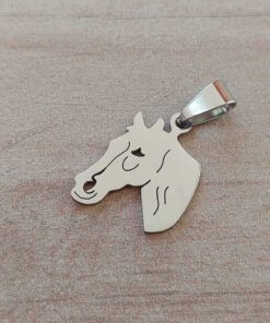 DIJE DE ACERO CABALLO 20 MM