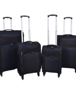 Set valijas Urban Mode Soft Negro 18" 20" 24"28" x4