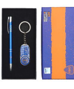 SET LAPICERA Y LLAVERO PERSONALIZADO BOCA X 1 UNID