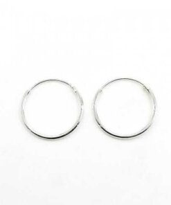 ARO PLATA ARGOLLA 1.2 X 14 MM. PESO APROX 0.46 GR.