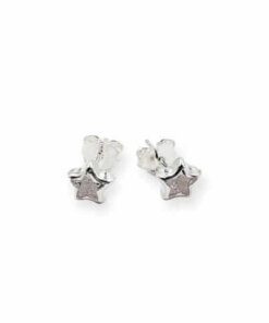 ARO PLATA ESTRELLA PUNTO DE LUZ 5 MM. PESO APROX 1.20 GR.