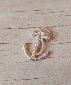 DIJE PLATA ANCLA. 16 X 21 MM. PESO APROX 2.10 GR.