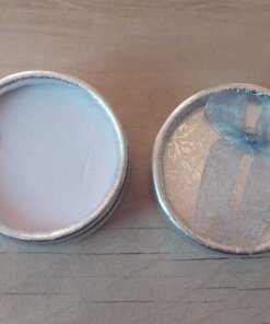 ESTUCHE PARA ANILLO X 30 UNIDADES COLOR PLATEADO. DIÁMETRO 4 CM