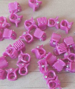 BROCHES MINI COLOR VIOLETA X 100 UNIDADES.