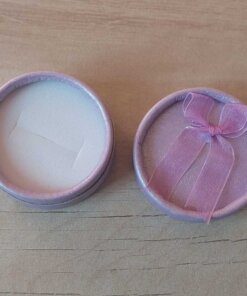 ESTUCHE PARA ANILLO X 30 UNIDADES COLOR LILA. DIÁMETRO 4 CM