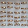 ANILLOS DE ACERO DORADO ESPIGA Y ESTRELLAS X 36 UNIDADES SURTIDOS EN MEDIDAS. (MEDIDAS DEL 16 AL 20)