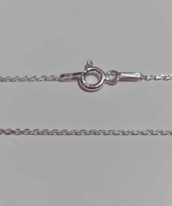 CADENA PLATA ROLO OVAL 030