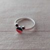 ANILLO NENA LAMINADO EN PLATA ESMALTADO MICKEY.