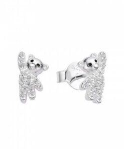 ARO PLATA OSO C/ZIRCONES. PESO APROX 0.98 GR.