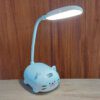 LAMPARA DE ESCRITORIO CON LUZ, RECARGABLE. COLOR BLANCO