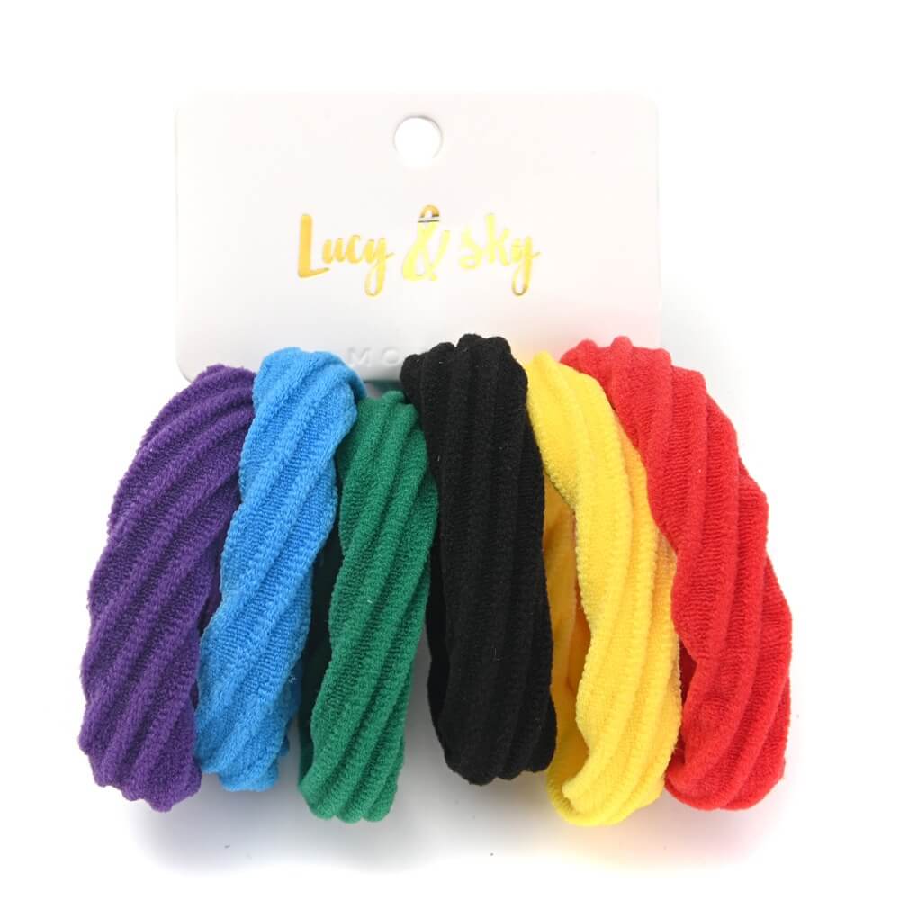 Set gomita de pelo con textura x6u