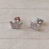 ARO DE ACERO FIGURA CORONA CON STRASS