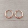 ARO ARGOLLA 1.5 MM DE ACERO ROSE CON BISAGRA. DIÁMETRO 13 MM