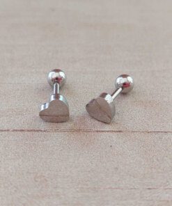 ARO ACERO PIERCING HELIX CORAZÓN