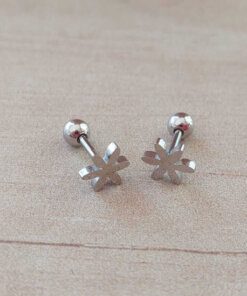 ARO ACERO PIERCING HELIX FLOR