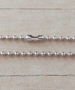 CADENA DE ACERO BOLITA 2.0 x 10 unidades.