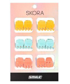 Set broche rectangular mini x12u