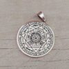 DIJE DE ACERO MEDALLA 34 MM TABLA ENERGIZACIÓN Y PROTECCIÓN 7 ARCÁNGELES.