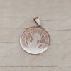 DIJE DE ACERO MEDALLA SAN BENITO 20 MM