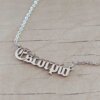 COLGANTE DE ACERO ESLABÓN ESPEJITO CON DIJE DE SIGNOS ZODIACALES . LARGO 44 + 4 CM EXT.