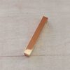 DIJE DE ACERO DORADO BARRA PASA CADENA 5 X 40 MM PARA GRABAR.
