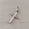 DIJE DE ACERO CRUZ PALITO 20 X 37 MM