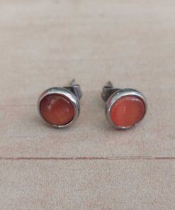 ARO DE ACERO PASTILLA 8 MM PIEDRA OXIDO