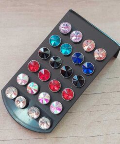 BLISTER DE AROS DE ACERO SUSANITO 10 MM COLORES SURTIDOS X 12 PARES