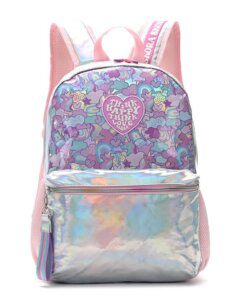 MOCHILA THINK HAPPY PRINTS UNICORNIOS HOLOGRAMA 32X45X15CM 18 " X1U