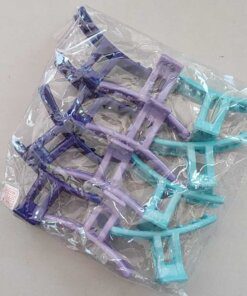 BROCHES LARGOS 85 MM X 12 UNIDADES EN COLORES LILA, AZUL Y CELESTE (4 C/U)