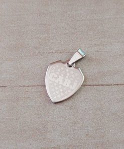 DIJE DE ACERO FÚTBOL CABJ 15 X 18 MM