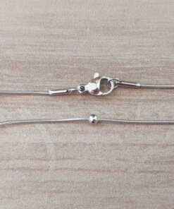 CADENA DE ACERO CLAPTON 1.2 CON BOLITA 4 MM