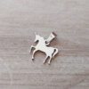 DIJE DE ACERO UNICORNIO 17 X 16 MM