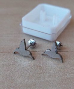 Abridor de Acero Figura Colibrí