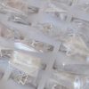 ANILLO DE ACERO BLANCO FIGURAS CALADAS SURTIDAS X 36 UNIDADES. (MEDIDAS DEL 14 AL 16)
