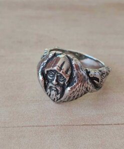 ANILLO DE ACERO ROSTRO DE ODIN