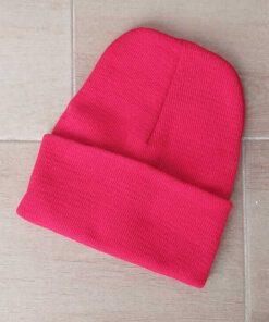 GORRO ROCKY LISO ROJO