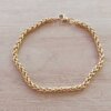 PULSERA DE ACERO DORADO ESPIGA 3.0.