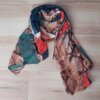 PASHMINA ESTAMPADA ANIMAL PRINT SIN FLECOS, 80 X 180 CM.