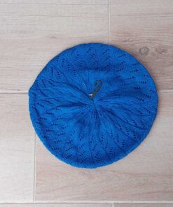 BOINA TEJIDA MUJER COLOR AZUL