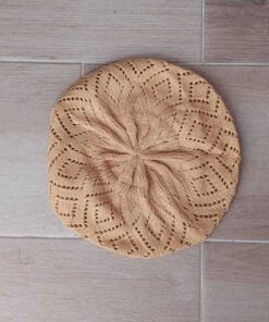 BOINA TEJIDA MUJER COLOR MAIZ