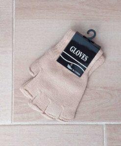 GUANTE SIN DEDO PREMIUM COLOR BEIGE