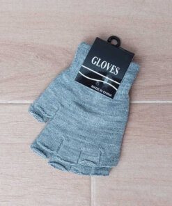 GUANTE SIN DEDO PREMIUM COLOR GRIS